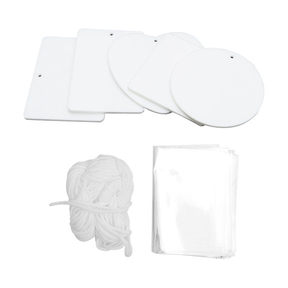 Raindrops 1 Set/61pcs Practical Diffuser Refill Pads DIY Car Pendant Materials