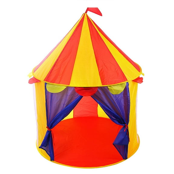 Raindrops Multicolor Portable Castle Playhouse Tent for Kids, Easy Setup Indoor and Outdoor Tent