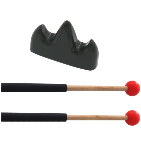 Raindrops Red Drumstick Tongue Drum Mallet Set - Practical Percussion Accessory for Tongue Drums, 1 Set Included