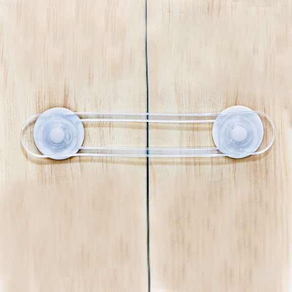 Raindrops Transparent Child for Refrigerator Doors, Self-Locking, Easy to Install and Secure