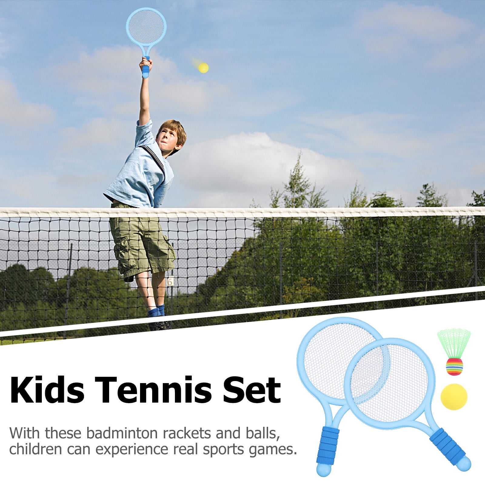 Kids Tennis Set With Rackets And Net: Ultimate Fun & Fitness Kit