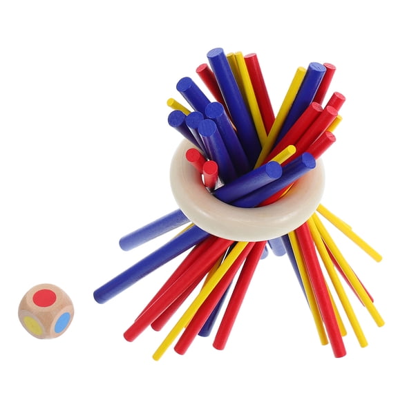 Raindrops 1Set Montessori Wooden Balance Sticks Game Enhancing Concentration and Teamwork