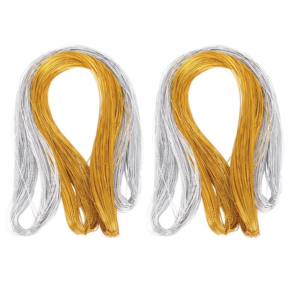 Raindrops Jewelry Wrapping Threads Cord Textile Abrasion-Resistant Silver 1 Set 4000 Inch Roll