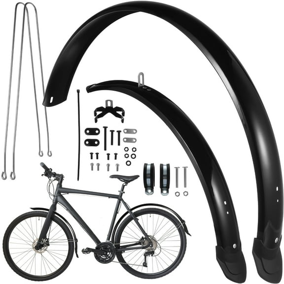 Raindrops 1 Set Bike Mudguards Road Bike Front Rear Wheel Mudguards Replacement Cycling Accessories for 27.5‘’ Tire
