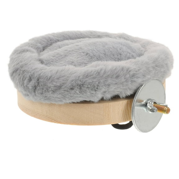 Raindrops Bird Perch Parrot Stand Wood Foot Warmer Pad Assorted Color Resting Time 1 Set