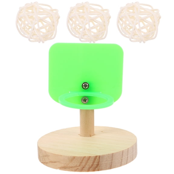 Raindrops Colorful Parrot Toy Set Plastic Bird Plaything for Training and Daily Use Assorted Colors 1 Set