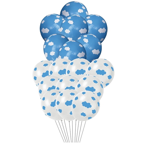 Raindrops 1Set Beautiful Printed Latex Balloons Assorted Colors for Party Decorations
