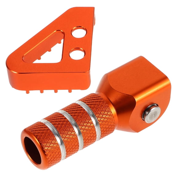 Raindrops 1 Set Brake Pedal Plate Aluminum Alloy Gear Shifter Lever Tip Brake Pedal Motorbike Shift Lever Peg Dirt Bike Toe Peg Brake Pedal