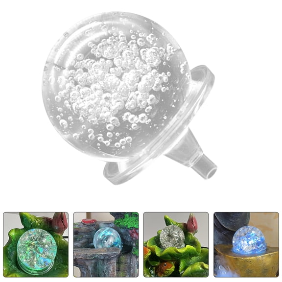 Raindrops 1 Set Bubble Crystal Ball Transparent Sphere Tabletop Decoration Home Decor Construction