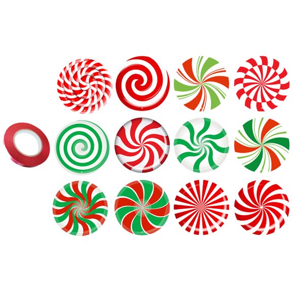 Raindrops 1 Set Elegant Plastic Ornaments in Assorted Colors for Hanging Decorations and Holiday Celebrations