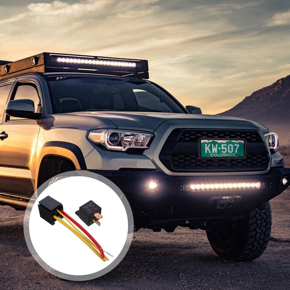 Raindrops 1Set Heavy Duty Automotive Relay Harness with 4 Wire Socket Plug for Cars Trucks Boats