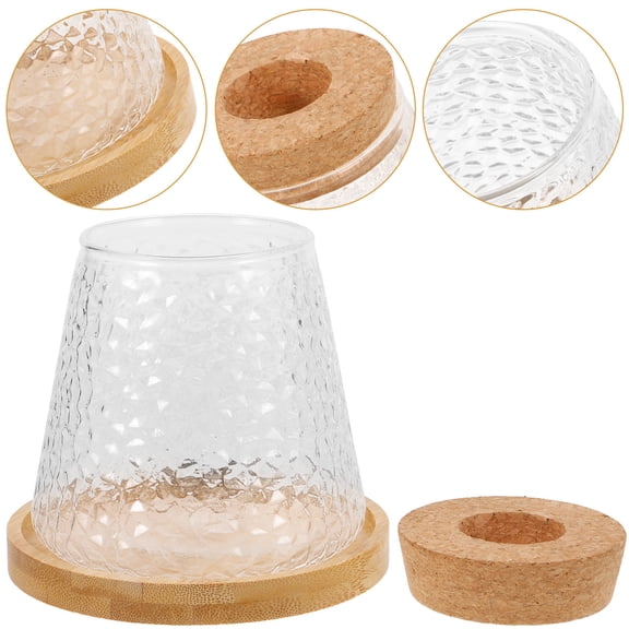 Raindrops 1 Set Clear Glass Vase for Succulents Flowers Hydroponic Plants Home Decor