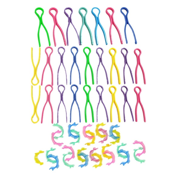 Raindrops 1 Set Colorful Bobbin Clips Sewing Bobbin Clips Plastic Bobbin Holders Quilting Supplies