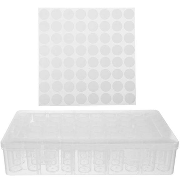 Raindrops 1 Set Compartment Organizer Multi-grids Beads Storage Case Small Parts Box