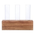 thumbnail image 1 of Raindrops 1 Set Creative Wood Stand Hydroponic Plant Containers Hydroponic Glass Vases, 1 of 8