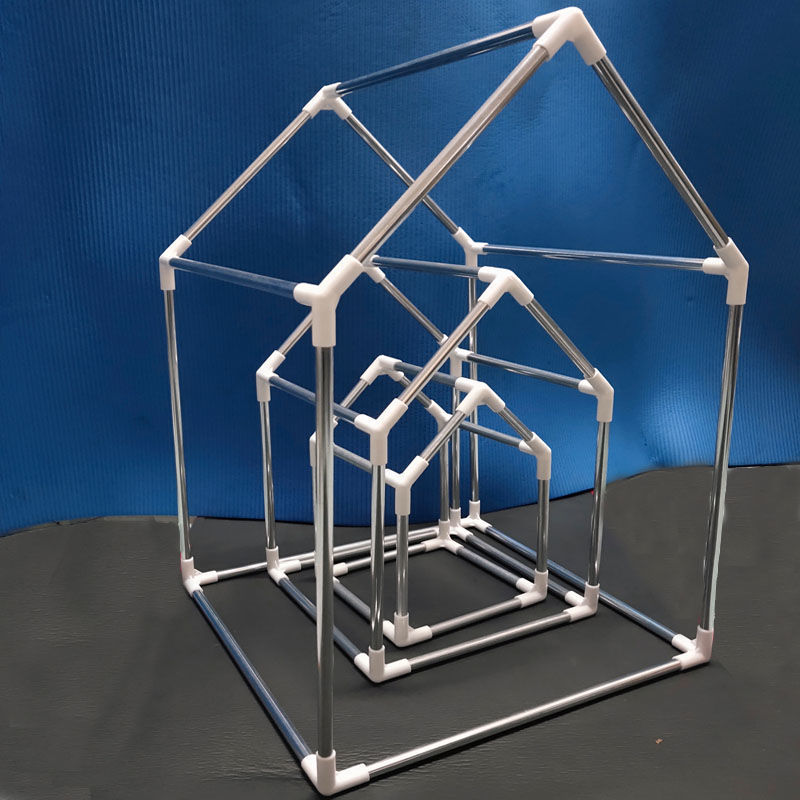 Raindrops 1 Set DIY Playhouse Frame Metal Tent House Structure Easy