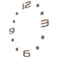 thumbnail image 1 of Raindrops Wooden Clock Numbers Kit with Arabic Numerals and Round Dots for Wall Clock Repair and Craft Projects, 1 of 8