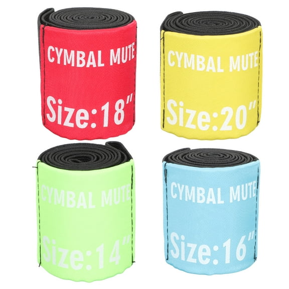 Raindrops 1Set Drum Mute Circles Assorted Color Drum Set Dampeners Easy Install and Remove