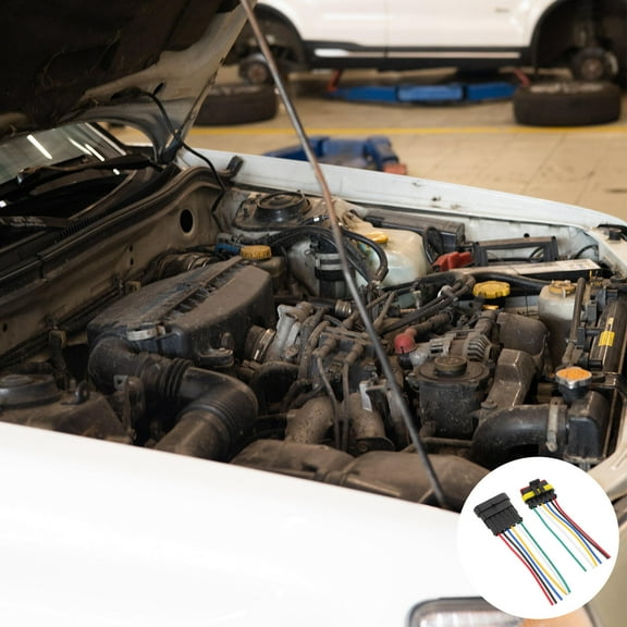 Raindrops 1 Set Electrical Connector Nylon Rubber Waterproof Stable Connection for Car Marine Boat Devices