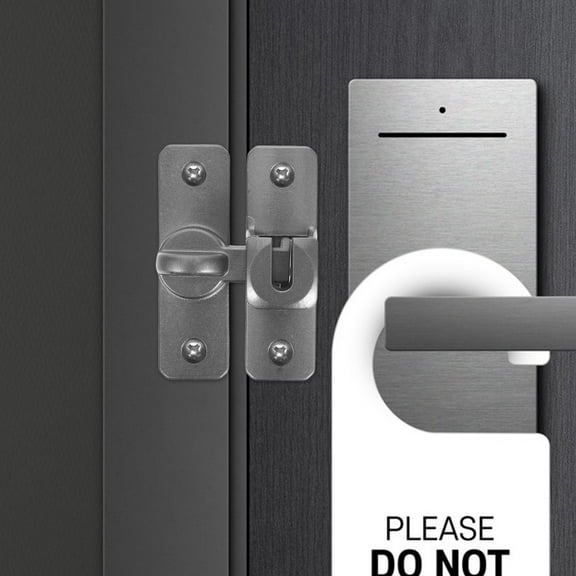 Raindrops 1 Set Door Latch 90 Degree Heavy Duty Bar Gate Latches Safety Door Lock Sliding Door Hardware for Cabinet Garage Wooden Fence Pet Gate