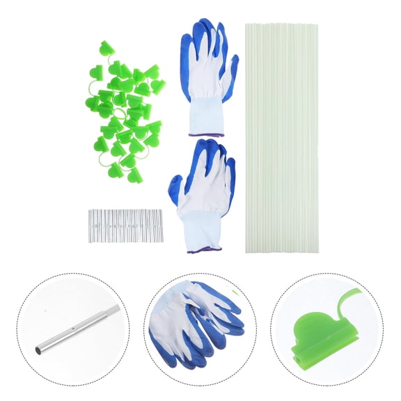 Raindrops 1Set Assorted Color Gardening Tunnel Hoops Metal Frame for Greenhouse Support