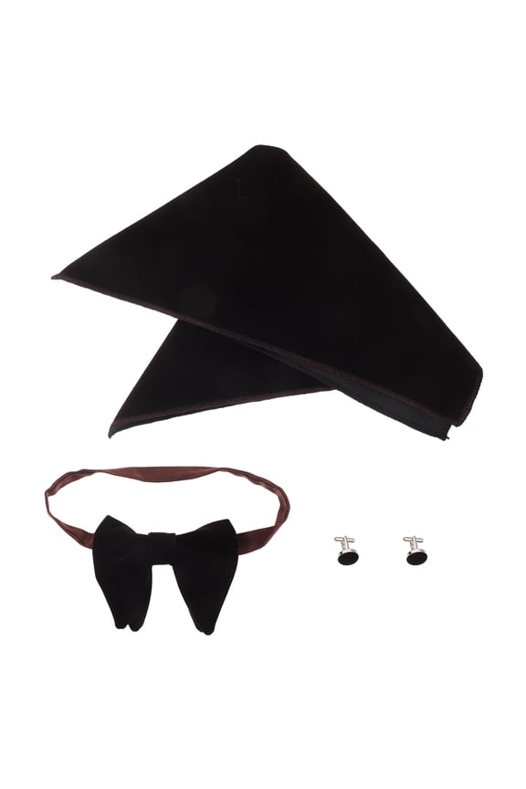 Men's Formal Accessories Set - Tuxedo Bow Tie and for Weddings, Parties, and Special Occasions