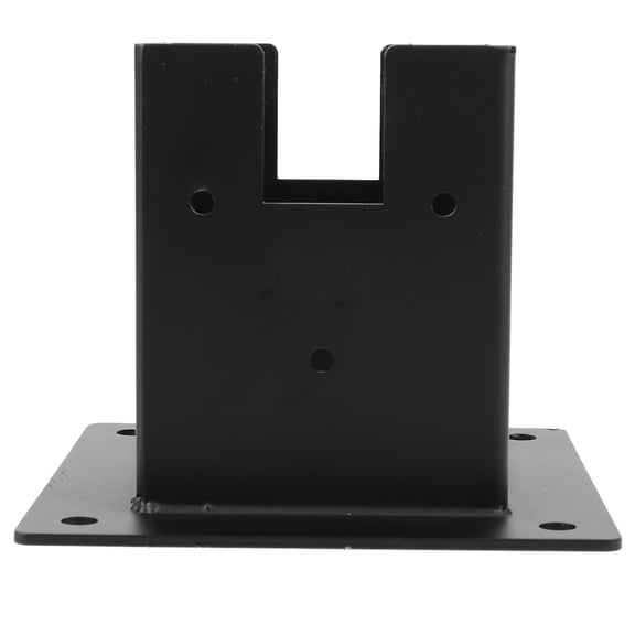 Raindrops 1 Set Heavy Duty Post Base Brackets Square Mailbox Support Iron 5.9x5.9x5.5in