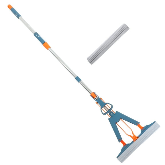 Raindrops 1 Set Household Dual Folding Remover Wet and Dry Lazy Mop for Home