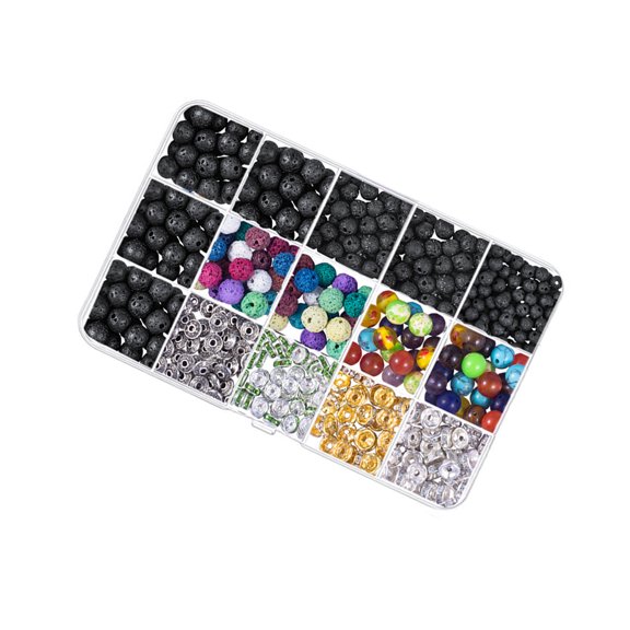 Raindrops 1 Set Jewelry Making Kit Necklace Assorted Color Beads Craft Supplies for Artisans and Hobbyists DIY Projects