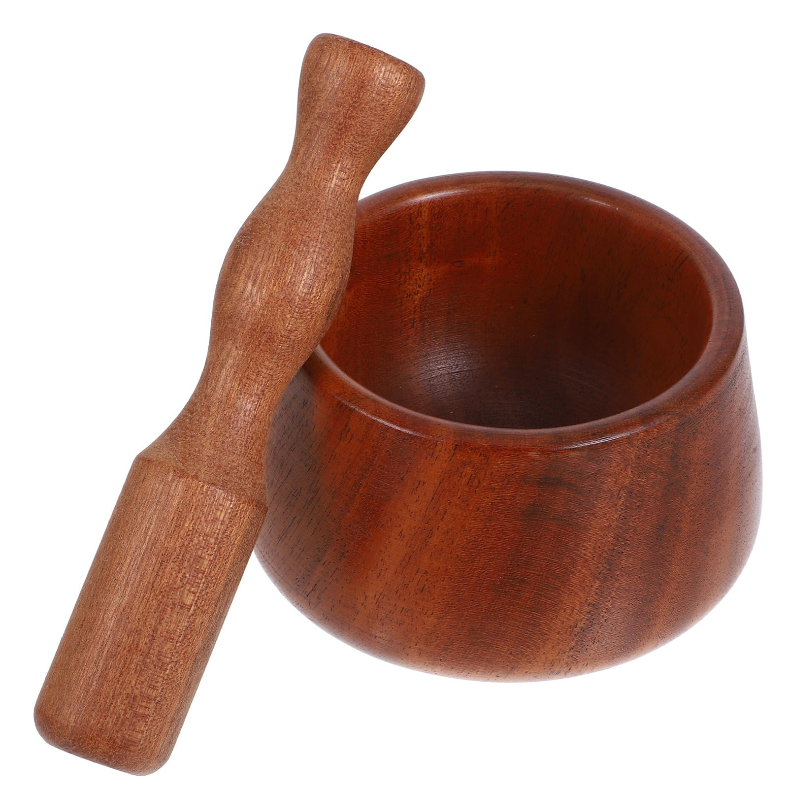 CRILSTYLEO Pestle Garlic Mortar Pestle Set Multi Wood 1 Set