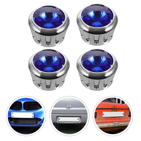 Raindrops License Plate Mounting Kit - Car Accessory Set for Easy Installation and Everyday Use