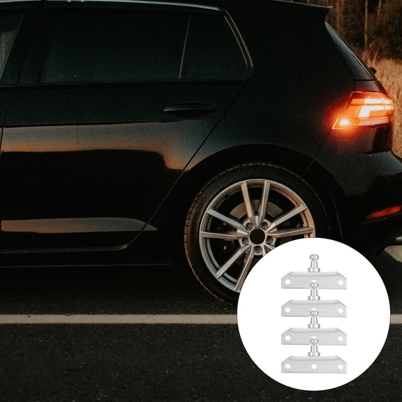 Raindrops 1 Set Lifting Bracket Gas Shock Strut Mount For Vehicle Installation Heavy Duty Iron Silver