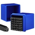 thumbnail image 1 of FOMIYES 1Set Steel Number Punch Kit Black Metal Stamps for Crafting Plastic Paper and Metal, 1 of 8