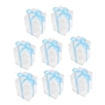 thumbnail image 1 of Raindrops Clear Cube Wedding Boxes Transparent PVC 1 Set 5.9x3.9x3.9in, 1 of 7