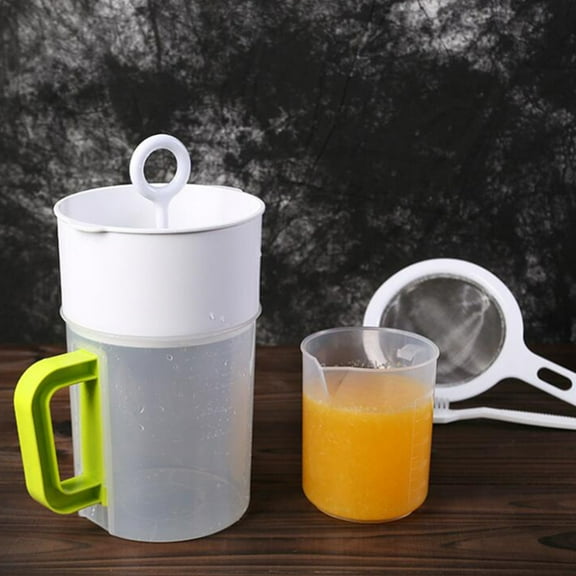 Raindrops Food Filter Strainer Cup Set with Stainless Steel Mesh and Convenient Design for Kitchen Use