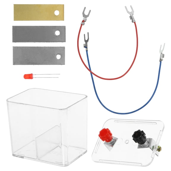 Raindrops 1Set Potato Battery Making Kit for Science Experiment Assorted Color Plates
