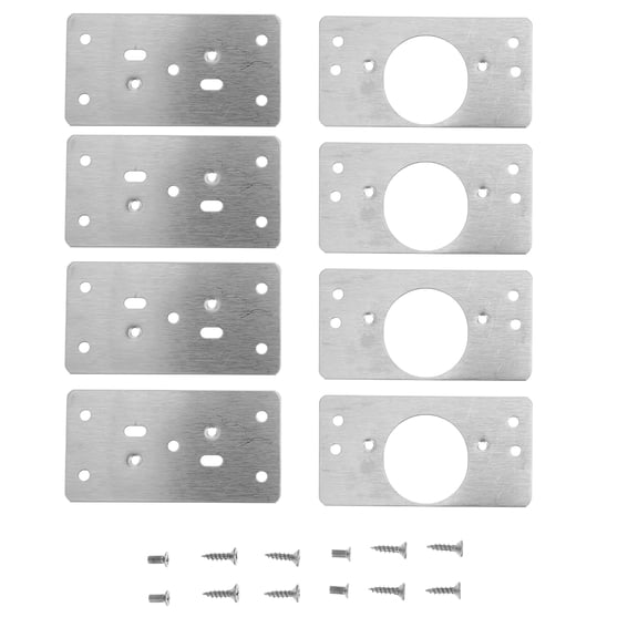 Raindrops 1 Set Premium Hinge Fixing Plate Hinge Repair Plate Stainless Hinge Plate