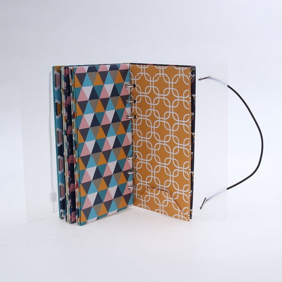 Raindrops 1 Set Random Style Waterproof Cash Envelopes for Money with PVC Material 6.49x3.46x0.03 Inch