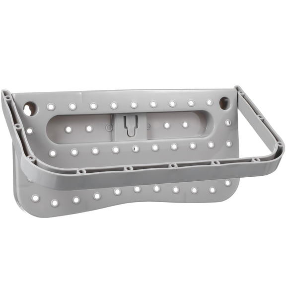 FOMIYES Heavy Duty Grey Wall Shoe Rack Organizer for Entryway Storage and Display with Easy Mount
