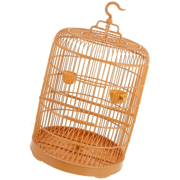 Raindrops 1 Set Round-Shaped Bird Cage for Pet Owners with Display Function 19.5x11.8in