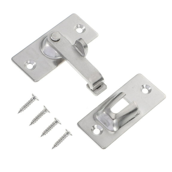 Raindrops 1 Set Stainless Steel Wire Cage Latch for Cabinets and Rooms