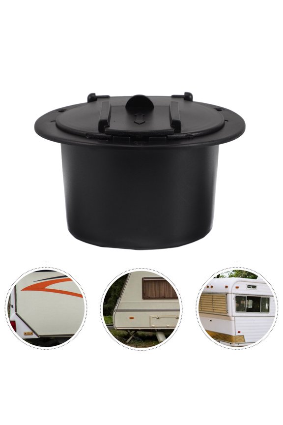 1 Set Rv Electrical Cable Hatch Power Cord Access Cap For Trailers And Campers Easy Installing Space-Saving For Rv Electrical Cables Management