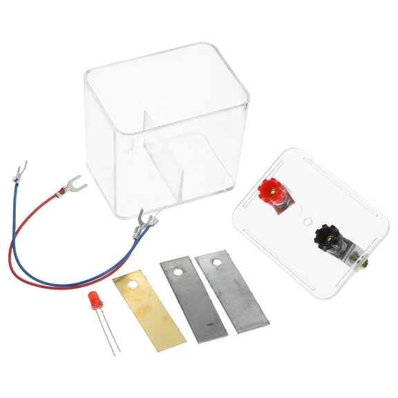 Raindrops 1Set Fruit Battery Project Kit Copper Iron Zinc Plates for Energy Science Experiment