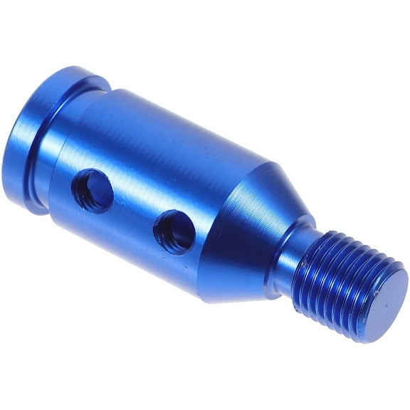 Raindrops 1 Set Shift Knob Thread Adapters for Car Enthusiasts Blue Aluminum Alloy Round Gear Shift Conversion