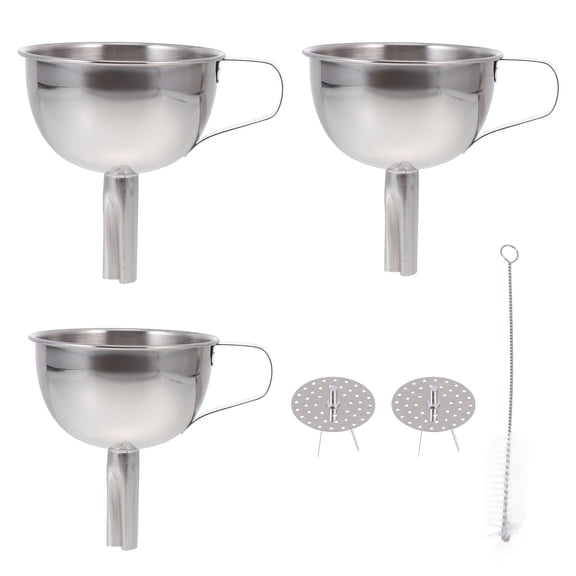 Raindrops 1 Set Silver Kitchen Strainer Funnel for Homeowners and Baking Accessories