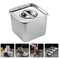 thumbnail image 1 of Raindrops 1 Set Square Stainless Steel Seasoning Pot For Cooking Enthusiasts Sugar Jars, 1 of 8