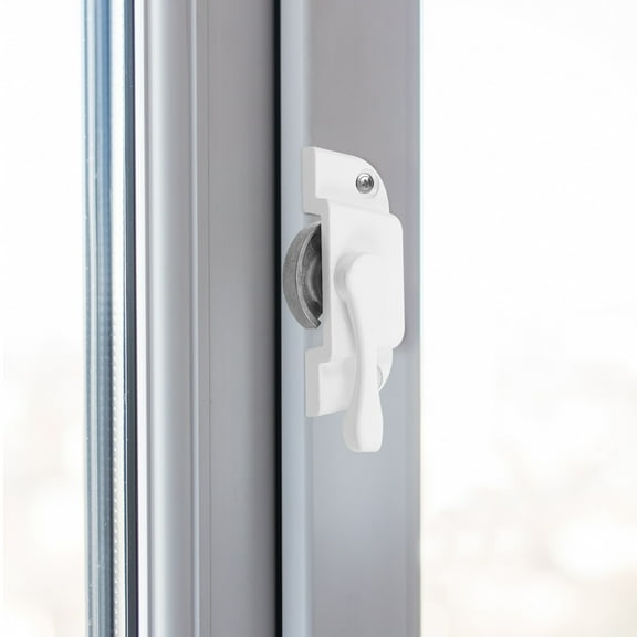 Raindrops 1 Set Stainless Steel Crescent Window Lock Latch Sash Lock Replacement Child Proof for Vertical and Horizontal Sliding Windows