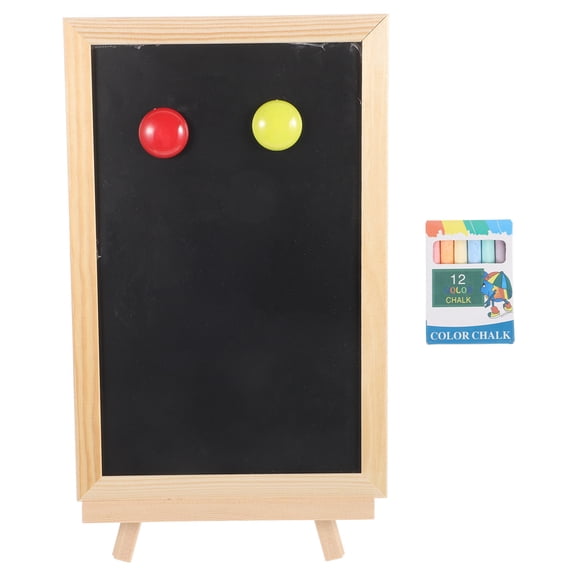 Raindrops 1 Set Tabletop Mini Chalkboard Sign Standing Type Board Small Desktop Blackboard Sign