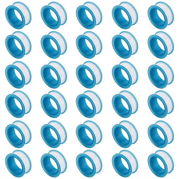 Raindrops 30Pcs Assorted Color Ptfe Sealant Tape with Plastic Cover for Pipe Sealing