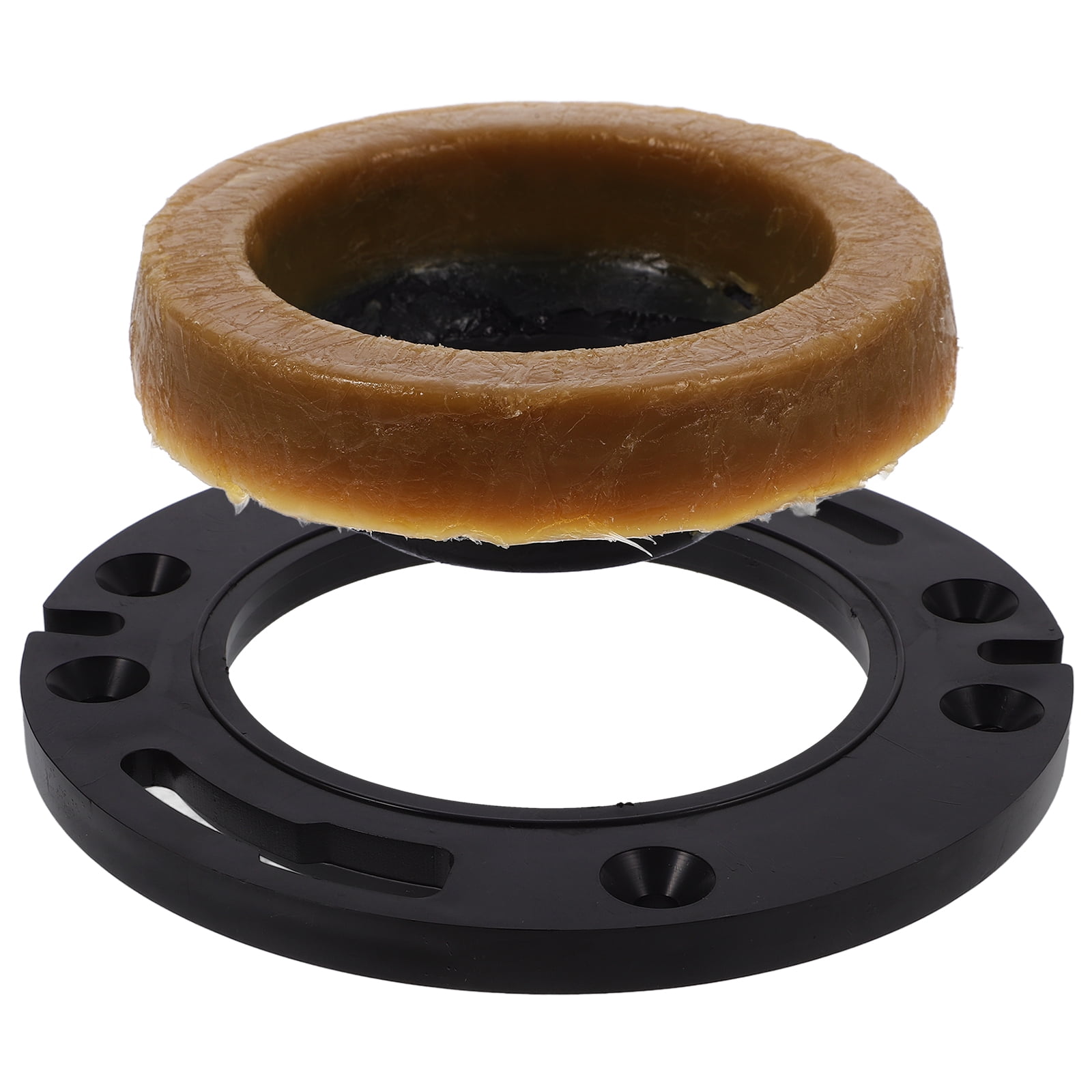 Raindrops 1 Set Toilet Flange With Wax Ring Toilet Gasket Home Bathroom ...